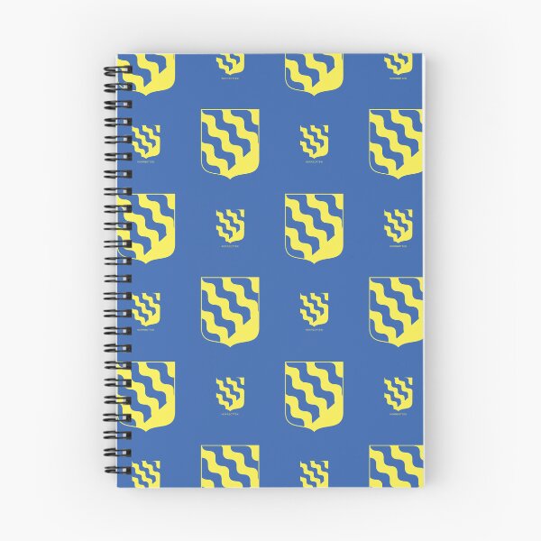 Item preview, Norrbotten Waves, Blue and Yellow Pattern (Sweden/ Svenska landskap) designed and sold by Landskapsbutiken .com.