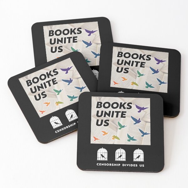 Item preview, Books Unite Us, Censorship Divides Us designed and sold by Jess Willow.