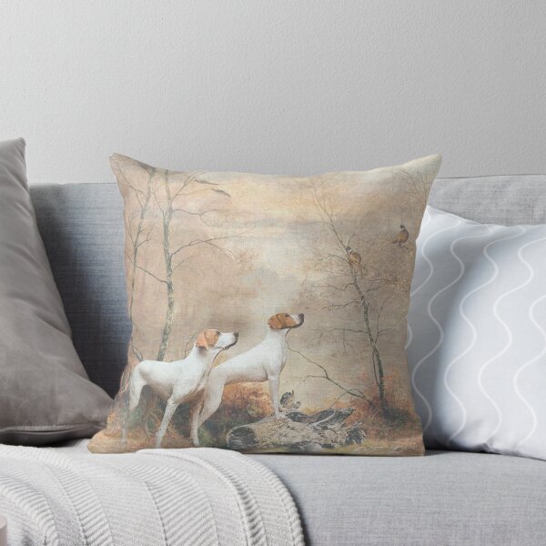 Item preview, English Pointer is hunting the Pheasants designed and sold by TammyHunterArt.