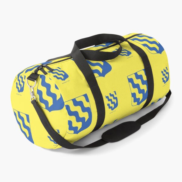 Item preview, Norrbotten Waves, Yellow and Blue Pattern (Sweden/ Svenska landskap) designed and sold by Landskapsbutiken .com.
