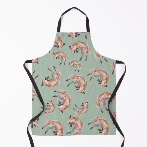 Item preview, Jumping Watercolor Foxes Wildlife designed and sold by wanderinglaur.
