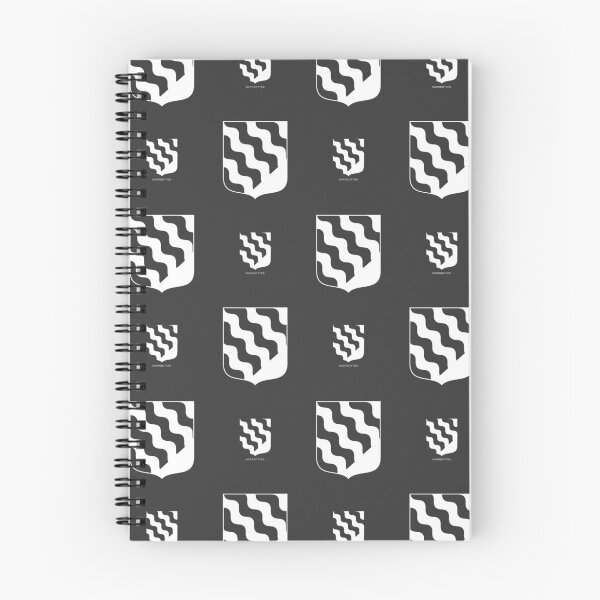 Item preview, Norrbotten Waves, Black and White Pattern (Sweden/ Svenska landskap) designed and sold by Landskapsbutiken .com.