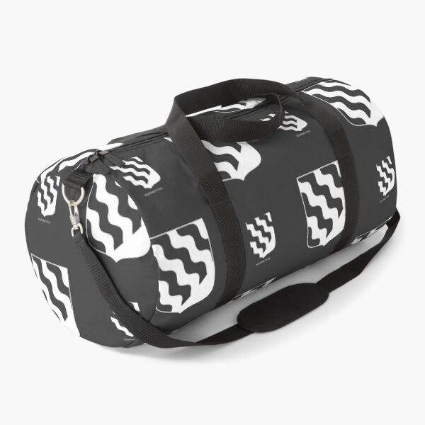 Item preview, Norrbotten Waves, Black and White Pattern (Sweden/ Svenska landskap) designed and sold by Landskapsbutiken .com.