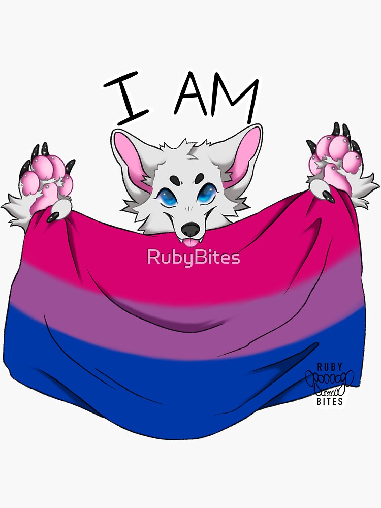 I Am Bisexual” Pride Sticker Sticker By Rubybites Redbubble 