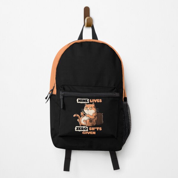 Item preview, Nine Lives Zero Sh*ts Given Cat by Tobe Fonseca designed and sold by Tobe Fonseca®.