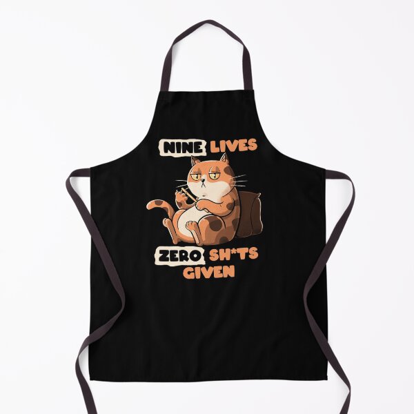 Item preview, Nine Lives Zero Sh*ts Given Cat by Tobe Fonseca designed and sold by Tobe Fonseca®.