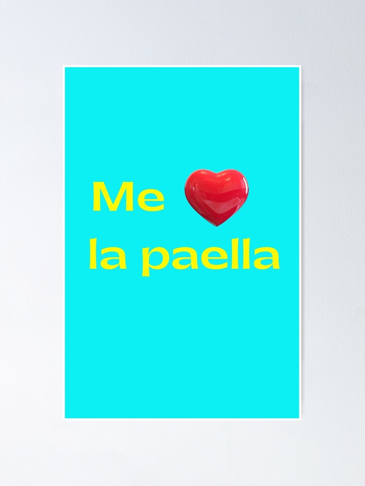 " Today´s quote is "me encanta la paella" ( this is Spanish for "I love
