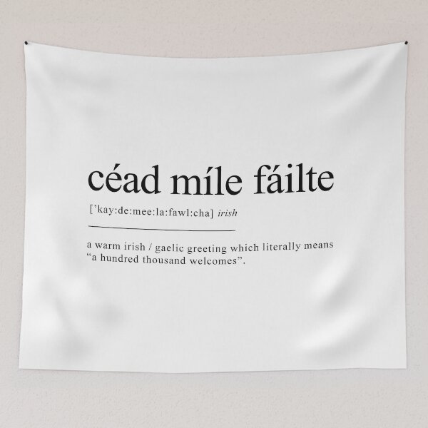 Item preview, Cead Míle Fáilte Irish Gift | Gaeilge Ireland designed and sold by grandlovely.