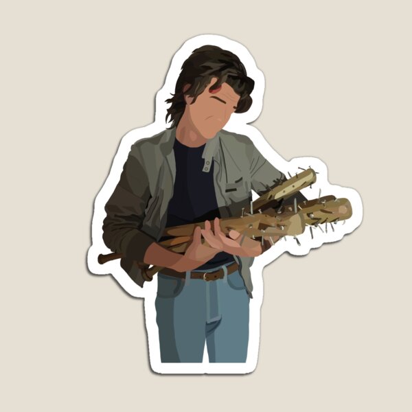 Aperçu de l'œuvre Steve Harrington tenant des battes de baseball - Stranger Things créée et vendue par PathfinderCP.