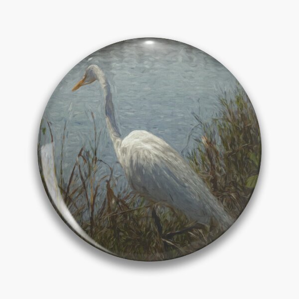 Artikelvorschau, Impressionist White Heron entworfen und verkauft von nbrandsberg.