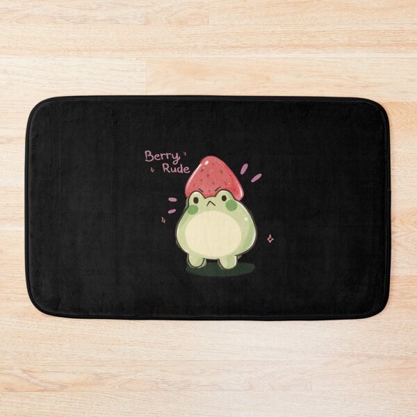 Item preview, Berry Rude - Cute Kewi Frog Strawberry Hat designed and sold by SweetWhimsy.