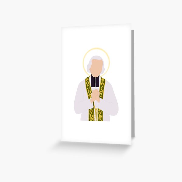 Item preview, St. John Vianney designed and sold by HandoftheKingg.