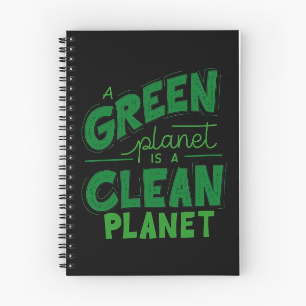 Item preview, A Green Planet is a Clean Planet - Sustainable Quotes  designed and sold by KarolinaPaz.
