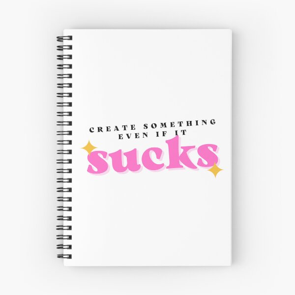 Item preview, Create something even if it sucks designed and sold by wordsup.