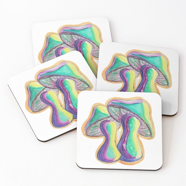 Artikelvorschau, Psychedelische Pilze entworfen und verkauft von DaughertyDraws.