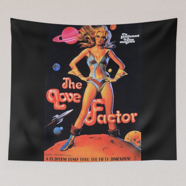 Item preview, The Love Factor Retro Science Fiction Sexy Alien Star Fish Woman designed and sold by Maljonic.