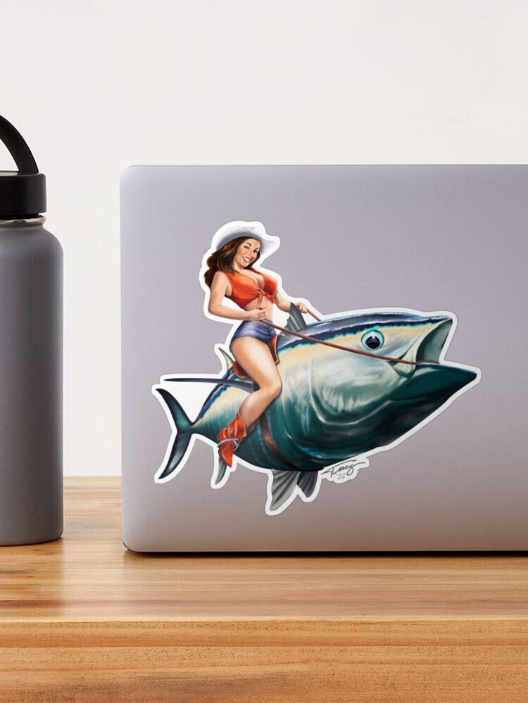 Women's Fish Tank Top, Fish Tank Top, Bluefin Tuna Tank, Fishing Tank –  Lisa Sparling Art