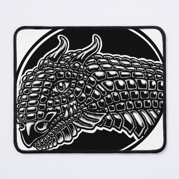 Item preview, Friendly Dragon Head Line Drawing designed and sold by CreatureSketch.
