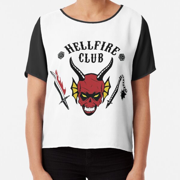 Hellfire Club Chiffon Top