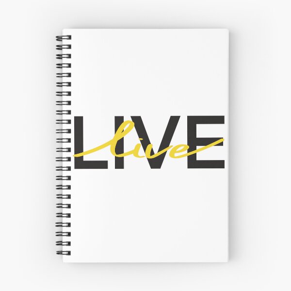 Item preview, Live. Graphic quote yellow  designed and sold by Drevych-shop.