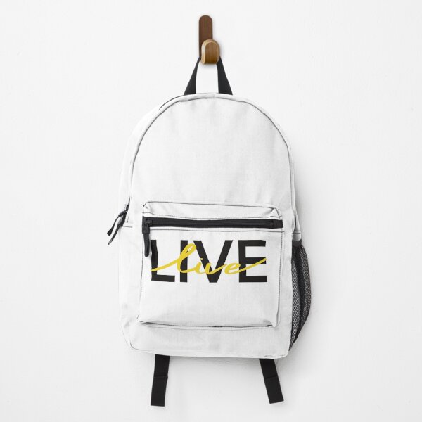 Item preview, Live. Graphic quote yellow designed and sold by Drevych-shop.