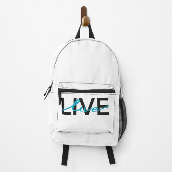 Item preview, Live. Blue Graphic quote designed and sold by Drevych-shop.