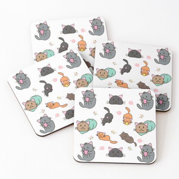 Item preview, Kitty Mischief - Cute Cat Pattern Illustration designed and sold by DonneeCreations.