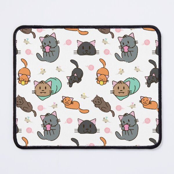 Item preview, Kitty Mischief - Cute Cat Pattern Illustration designed and sold by DonneeCreations.