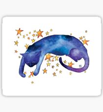 Celestial Cat Nap Sticker