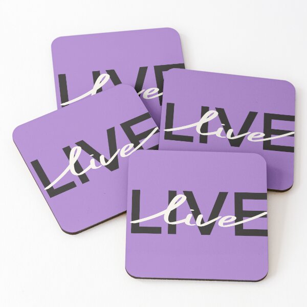 Item preview, Live. White graphic   quote  designed and sold by Drevych-shop.