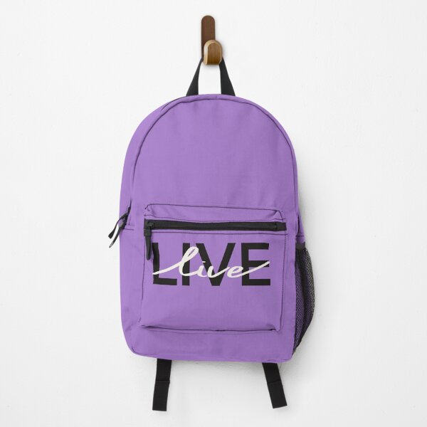 Item preview, Live. White graphic quote designed and sold by Drevych-shop.