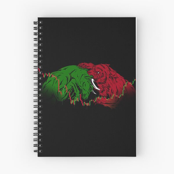 Item preview, Stock Market Bull vs. Bear Cryptocurrency Trading designed and sold by Nerdherfer.