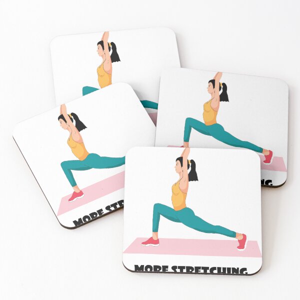 Item preview, Chessy Pickup Lines, More Stretching ,Less Stressing, Yoga Motivation designed and sold by MariyMart.