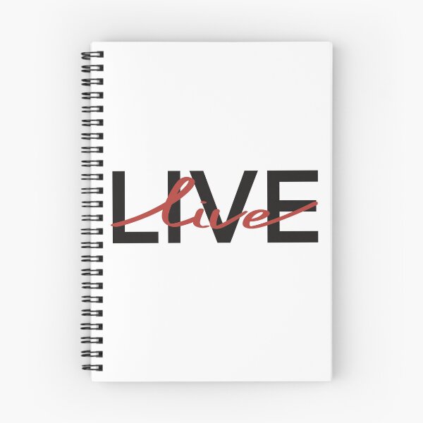 Item preview, Live. Red Graphic quote  designed and sold by Drevych-shop.