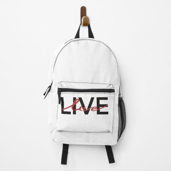 Item preview, Live. Red Graphic quote designed and sold by Drevych-shop.