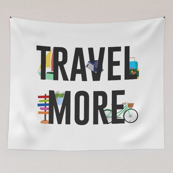 Item preview, Travel More designed and sold by Arianna Khalil.