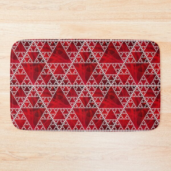 Item preview, Sierpinski Triangle Red Flame designed and sold by Shapes-Mania.