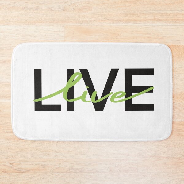 Item preview, Live. Green Graphic quote  designed and sold by Drevych-shop.