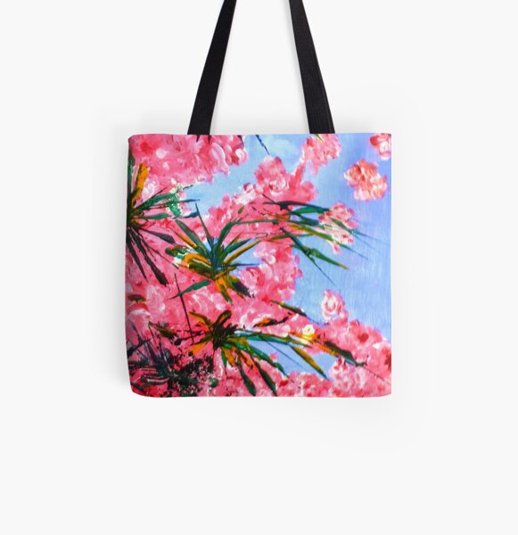 Oleander 2 All Over Print Tote Bag