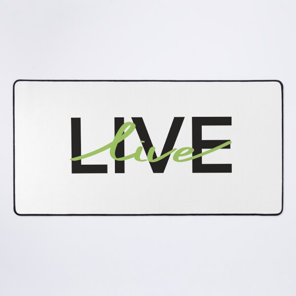 Item preview, Live. Green Graphic quote  designed and sold by Drevych-shop.
