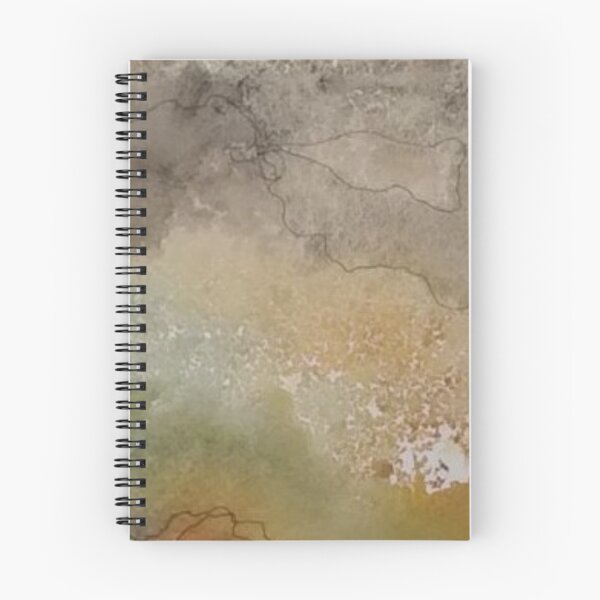Item preview, Yellowstone Hydrothermal Pool #8 center closeup watercolor and ink painting designed and sold by ChillonLeachArt.