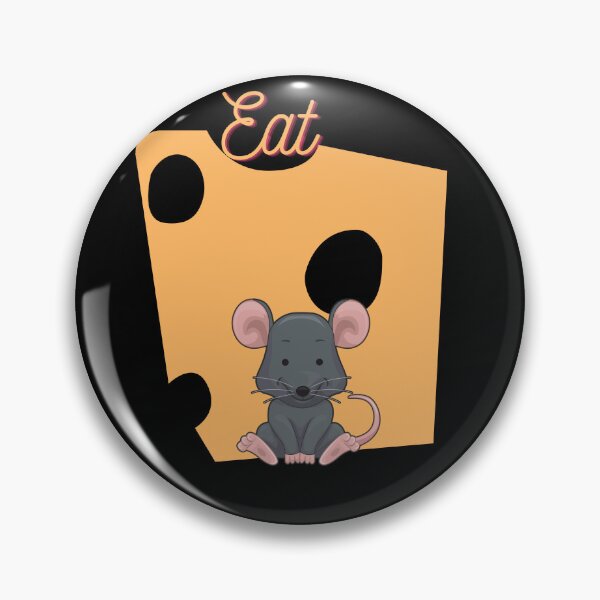 Item preview, Funny rat sticker, eat cheese and sin designed and sold by Ssimo30.