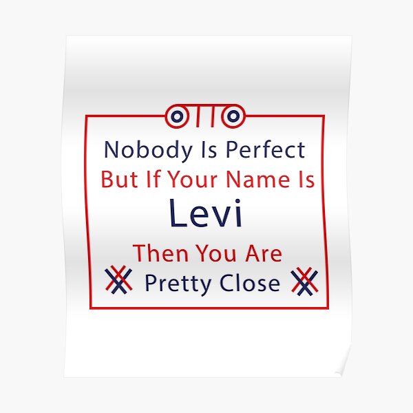 Levi Happy Birthday Posters for Sale | Redbubble
