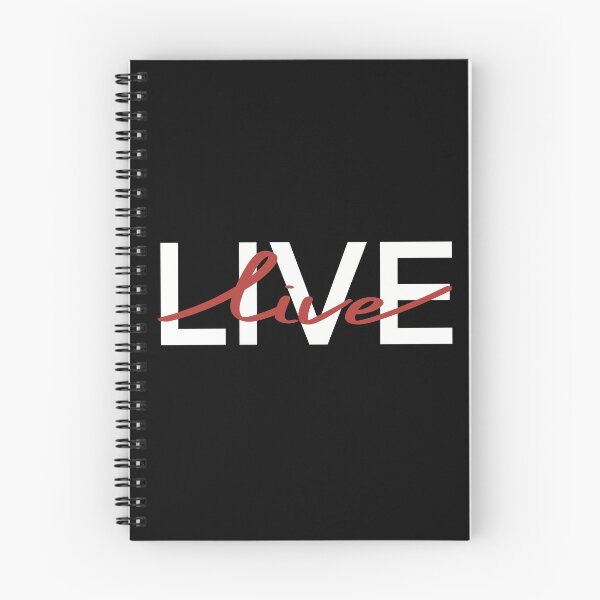 Item preview, Live. Red Graphic quote  designed and sold by Drevych-shop.