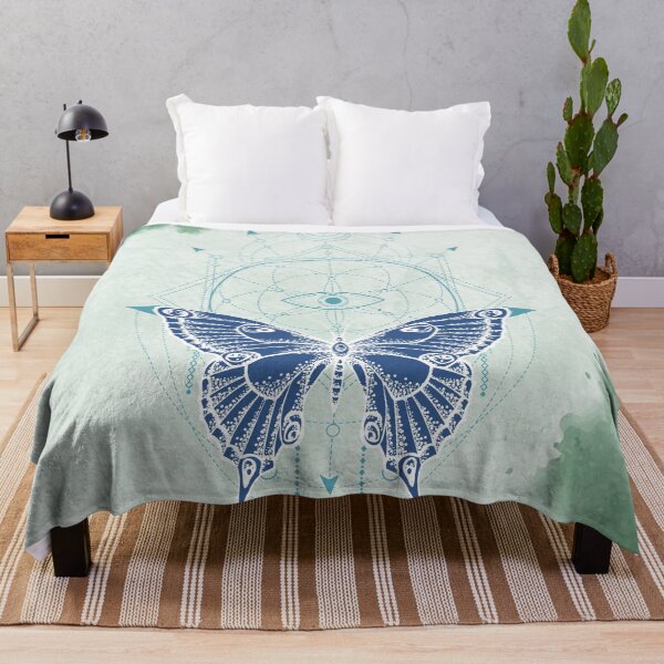 Item preview, Enchanted Butterfly Blueprint - Nature’s Geometric Art designed and sold by DonneeCreations.