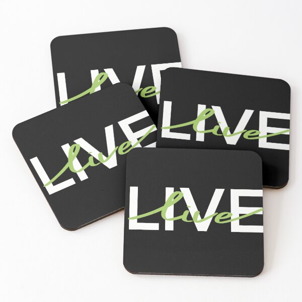Item preview, Live. Green Graphic quote  designed and sold by Drevych-shop.