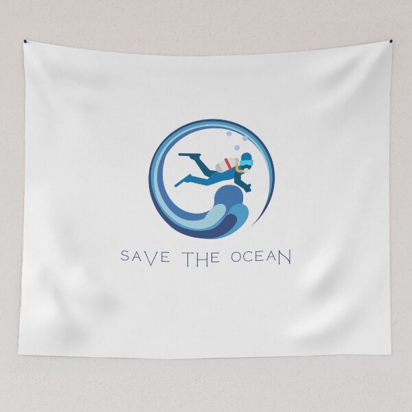 Item preview, save the ocean designed and sold by huape.