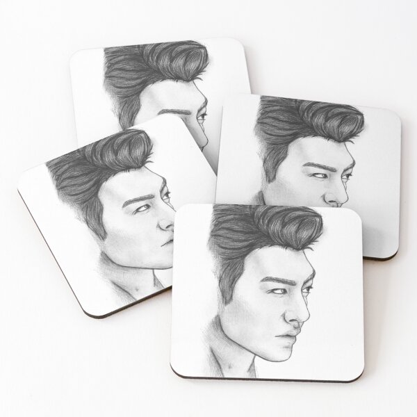 Item preview, Kim Woo Bin, profile. designed and sold by AilurusDraws.