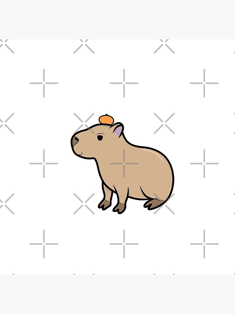 How to draw CAPYBARA step by step, VERY EASY and fast 