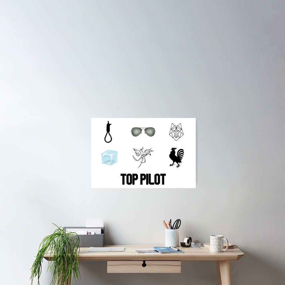 top-pilot-call-signs-icons-poster-for-sale-by-lannisteronmars-redbubble